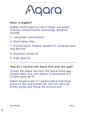Aqara Zigbee Faq