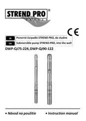 Strend Pro DWP-QJ90-122 Instruction Manual