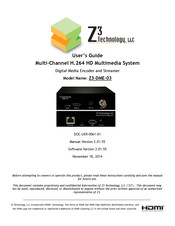 Z3 Technology DME-03 User Manual