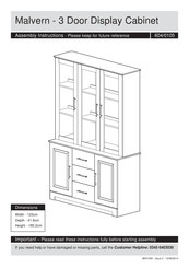 Argos Malvern 604/0105 Assembly Instructions Manual