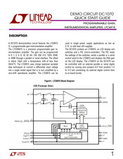 Linear Technology DC1070 Quick Start Manual