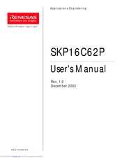 Renesas SKP16C62P User Manual