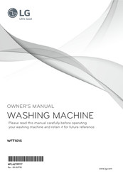 LG WFT1015 Owner's Manual