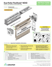 Draper FlexShade NEXD Instructions Manual