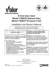 Valor 738BVN Installation And Owner's Manual