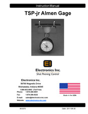 Electronics Almen Gage TSP-Jr Instruction Manual