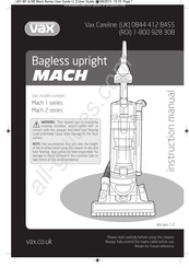 Vax Mach 1 SERIES Instruction Manual
