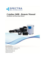 Katadyn Spectra Watermakers Catalina 340R Installation And Operating Manual