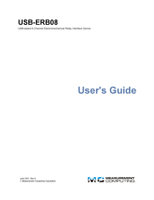 Measurement Computing USB-ERB08 User Manual