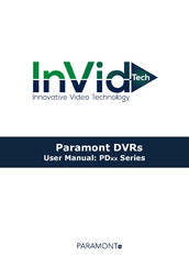 InVid Tech Paramont PD Series User Manual