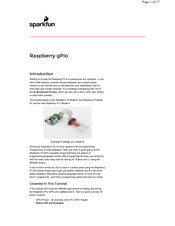 sparkfun Raspberry gPIo Manual