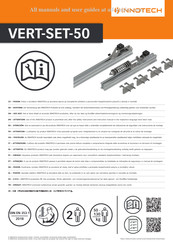 Innotech VERT-SET-50 Safety Instructions And Instruction Manual