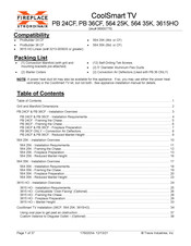 FireplaceXtrordinair 3615HO Manual