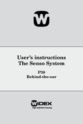 Widex Senso System P38 User Instructions
