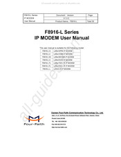 Four-Faith F8916-L Series User Manual