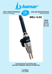 bamar 32-110 Use And Maintenance Instruction Manual