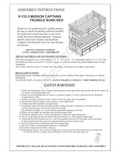 Donco V-133-3 Assembly Instructions Manual