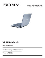 Sony VAIO PCG-V505 Series Training Manual