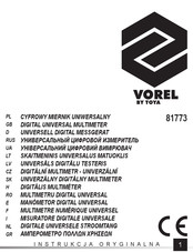Toya Vorel 81773 Manual