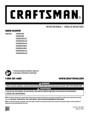 Craftsman CMXGBAM1054541 Instruction Manual