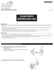 Omron COMP A-I-R RE-C800KD Cleaning Instructions