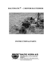 Baltic BALTIMATIC HAY TEDDER Owner's Manual