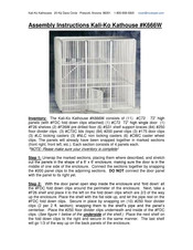 Roverpet Kali-Ko Kathouses K666W Assembly Instructions