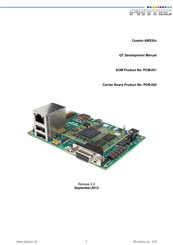 Phytec Cosmic-AM335 Series Development Manual