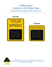 Traffic Logix SafePace 650 Installation Manual