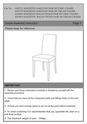Argos Kingston 602/9779 Assembly Instructions Manual