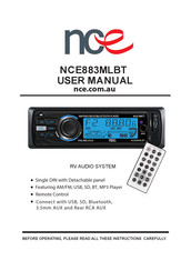 NCE 883MLBT User Manual