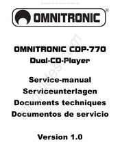 Omnitronic CDP-770 Service Manual