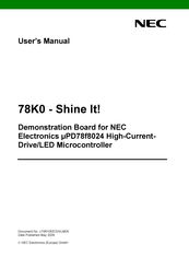 Nec 78K0 User Manual