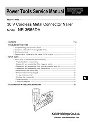 Koki Holdings NR 3665DA Service Manual