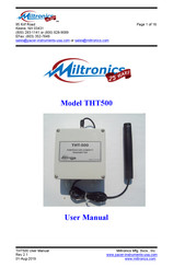 Miltronics THT500 User Manual