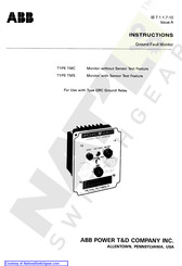ABB TMS Instructions Manual