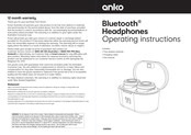 Anko 43107254 Operating Instructions