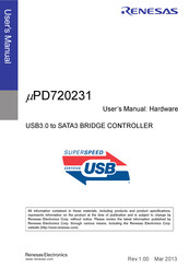 Renesas mPD720231 User Manual