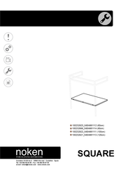 Porcelanosa noken SQUARE 100232823 N804861112 Manual