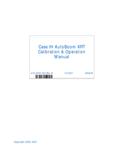 Raven Case IH AutoBoom XRT Calibration & Operation Manual
