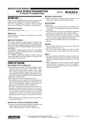 M-system M1EXS-2 Instruction Manual