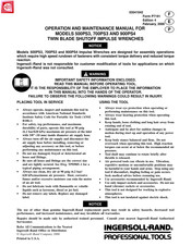 Ingersoll-Rand 700PS3 Operation And Maintenance Manual