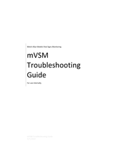 Welch Allyn mVSM Troubleshooting Manual