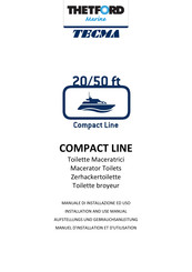 Thetford Marine COMPACT LINE Installation And Use Manual