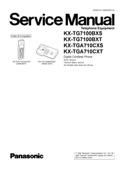 Panasonic KX-TG7100BXT Service Manual