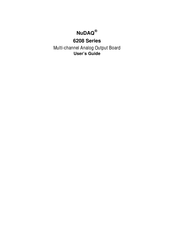 Adlink Technology NuDAQ 6208 Series User Manual