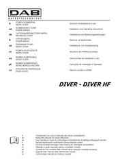 DAB Diver 200T HF Installation And Operating Instructions