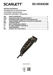Scarlett SC-HC63C08 Instruction Manual