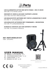 LOTRONIC Party Light & Sound ARTY-MOBILE8-SET User Manual