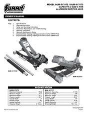 Summit SUM-917072 Owner's Manual